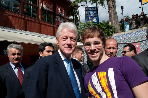 Met Mr. Clinton today in Istanbul