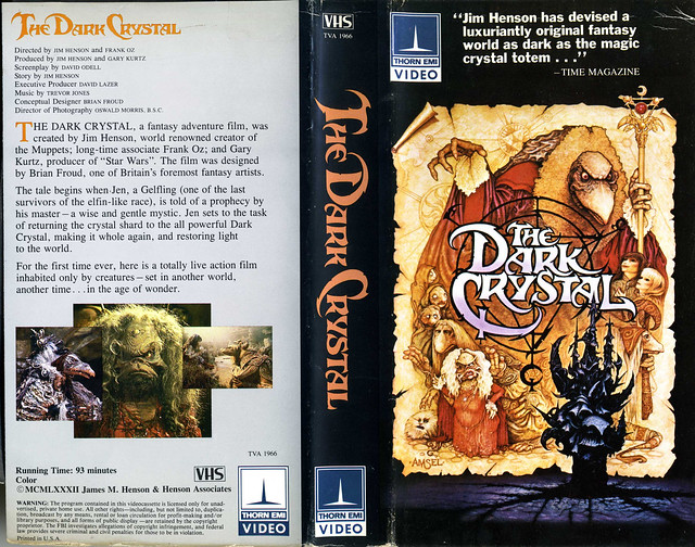 Dark Crystal (VHS Box Art)