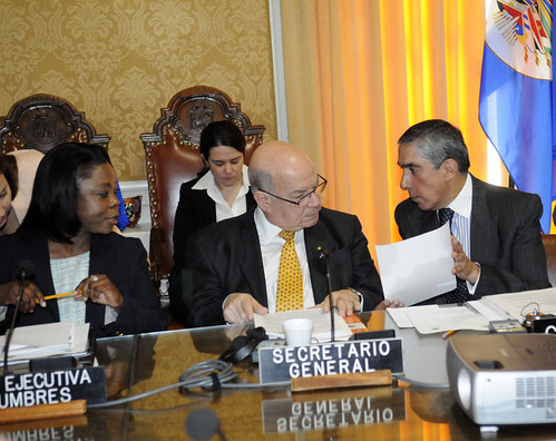 OAS Secretary General Meets with Joint Summit Working Group Institutions
