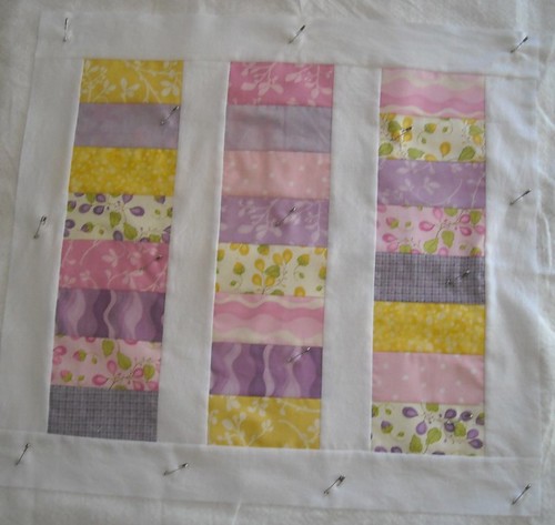 stacked coin doll quilt