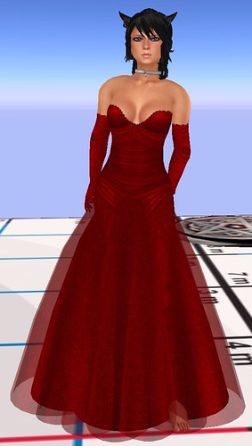 55L <br />Thursday SLC Gown Calarana red July 8 2010