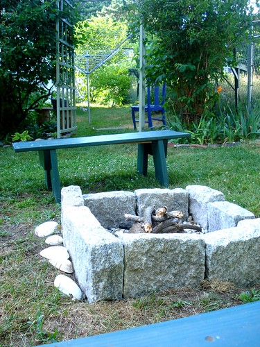 the new fire pit