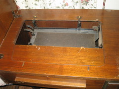sewing table top when opened