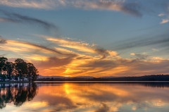 Lake Samsonvale sunset