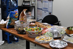 Pot luck lunch at GBS