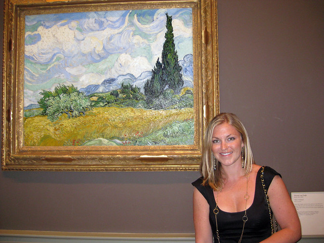 Inside the MET with my favorite artist, Van Gogh