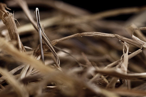 Finding needle in haystack