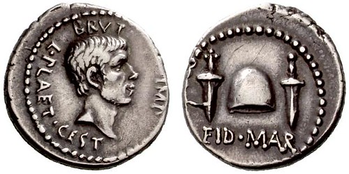 Dagger Of Brutus. M. Iunius Brutus with L.