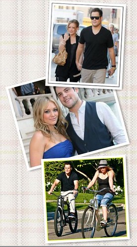 hilary duff wedding gown. Hilary Duff and her husband