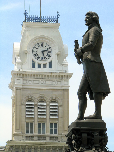 Louisville City Hall Tower & Jefferson Monument