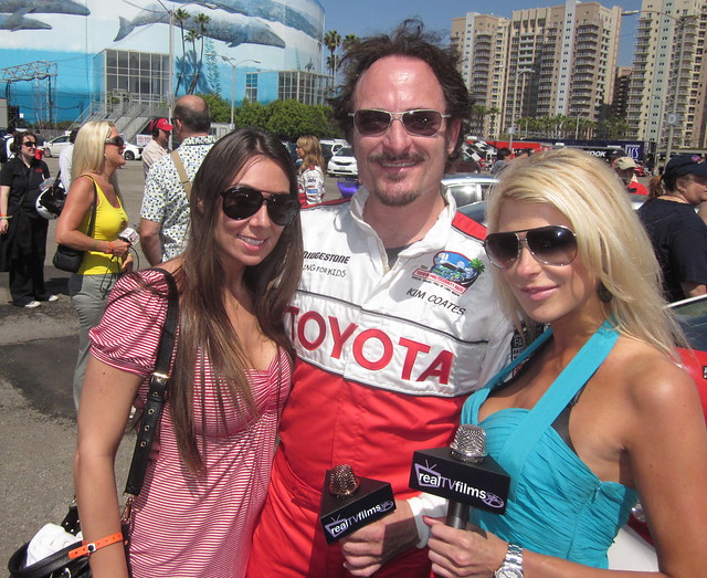 MaryAnne Siena, Kim Coates, Jennifer Lexon,  Toyota Grand Prix Celebrity Race 2011