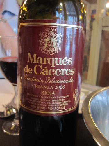 Wine at Café St-Malo