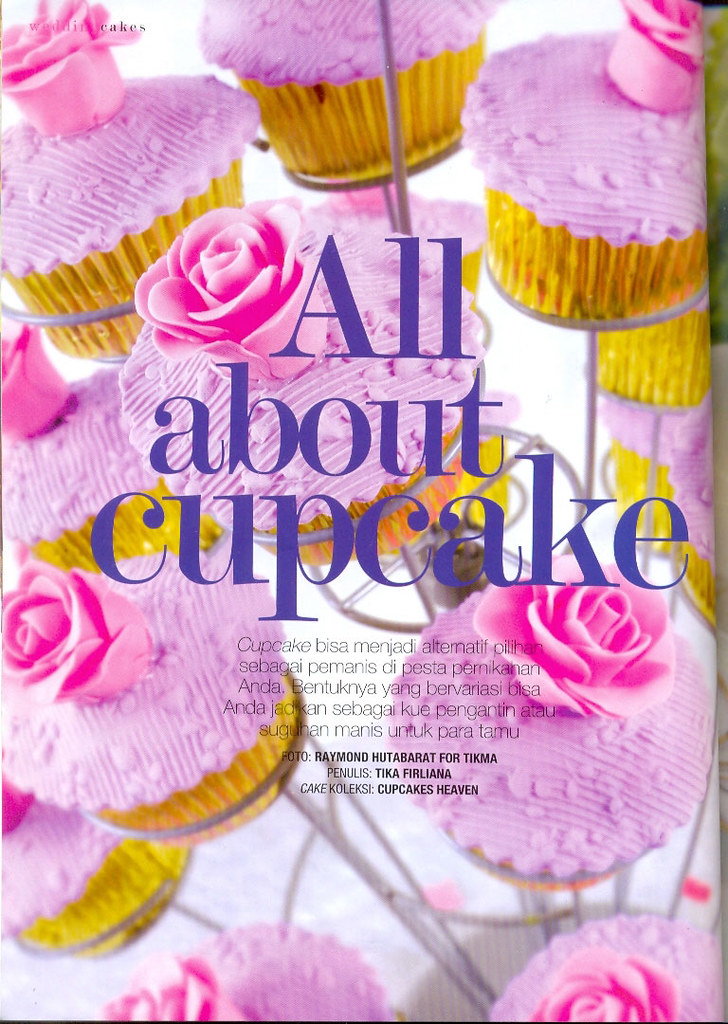 Cupcakes Heaven on Wedding Indonesia magazine