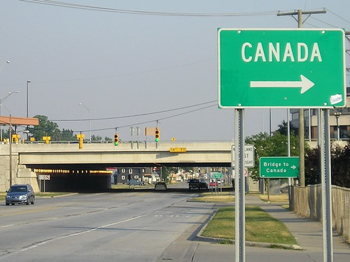 signs for Canada