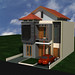 Desain Rumah Sakura Regensi Jatiasih  by Indograha Arsitama Desain 
& Build