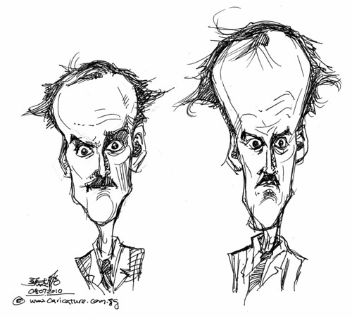 quick sketch study of John Cleese