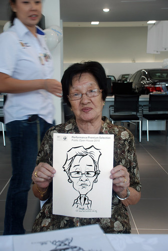 Caricature live sketching for Performance Premium Selection BMW - Day 1 - 4