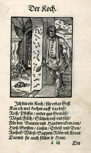 026-El cocinero-Ständebuch 1568-Jost Amman-Hans Sachs