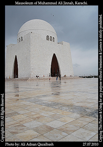 Mausoleum of Muhammad Ali Jinnah Karachi Pakistan by Ali Adnan Qazalbash