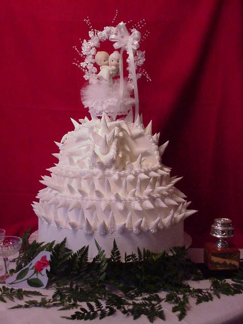 Pointy Wedding Cake