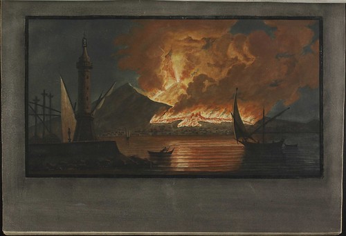 Plate 6, eruption on Mt. Vesuvius 1767 October 20