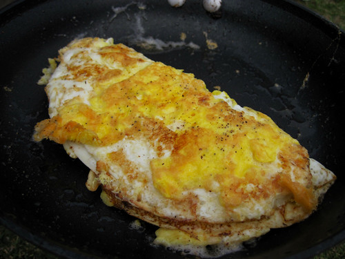 Crispy Cheese Omelet 