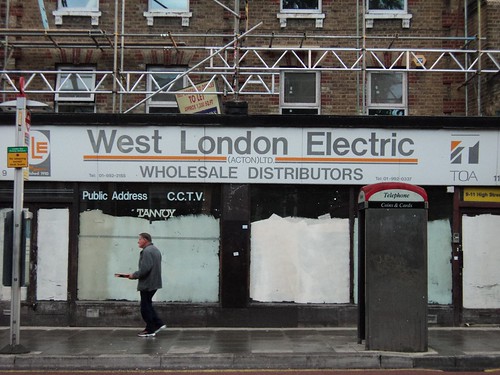 Acton High Logo. West London Electric, Acton High Street, W3