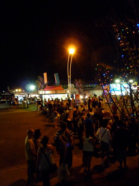 line-up for deep fried butter