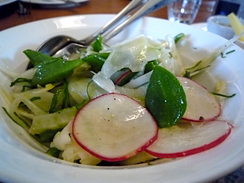 Fennel and radish salad with sorrel