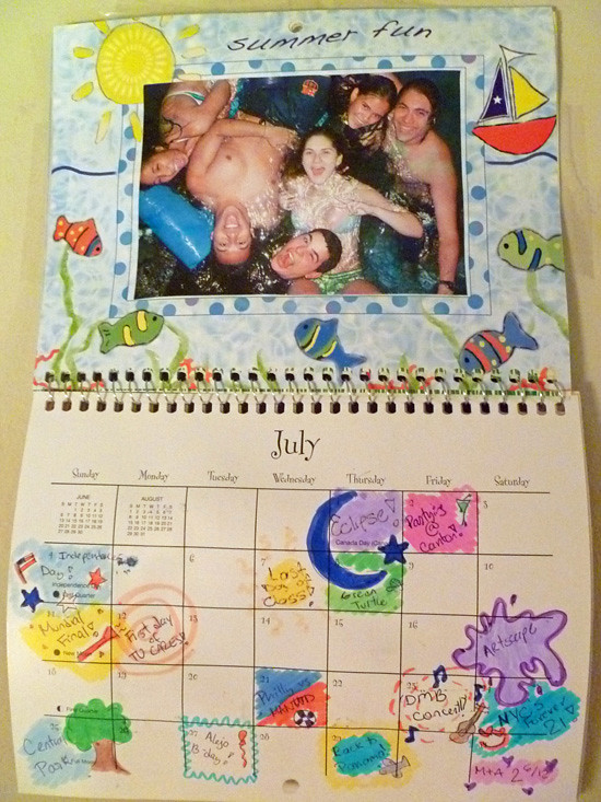 Calendar Craft - July