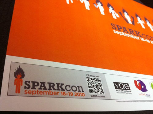 Sparkcon Posters with QR codes