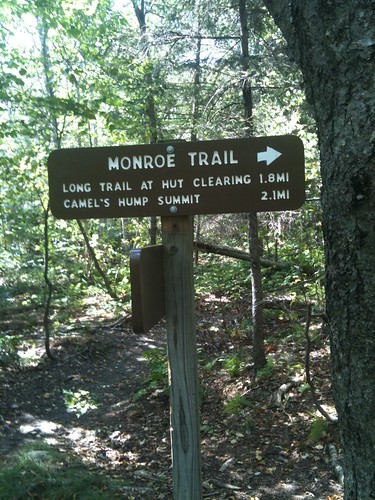Monroe Trail sign
