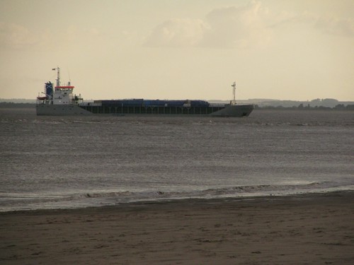 Ship in the Humber Estuary 