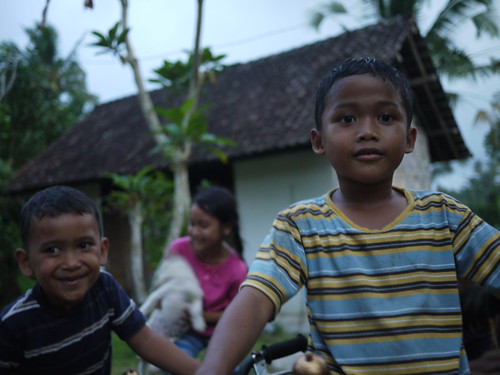 Balinese kids playing