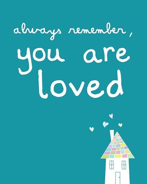 Always remember you are loved print by pennywishes