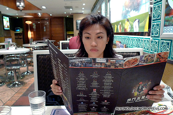 Lunch at Macau restaurant