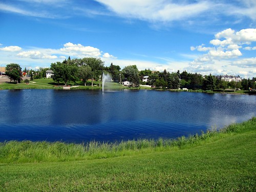 Pretty Mirror Lake, Camrose, Alberta, Canada