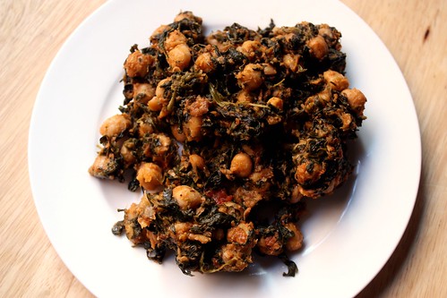 Moroccon Chickpeas and Spinach