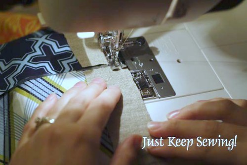 Chain Piecing - Keep sewing
