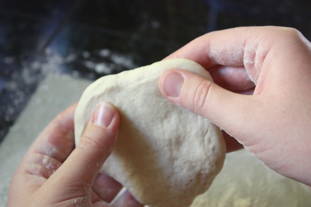 Rounding the dough