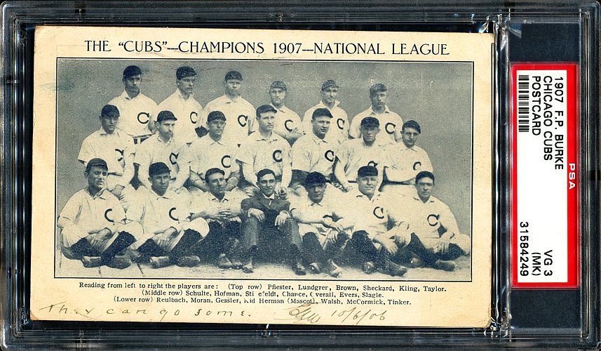 1906 F.P. Burke Cubs Team