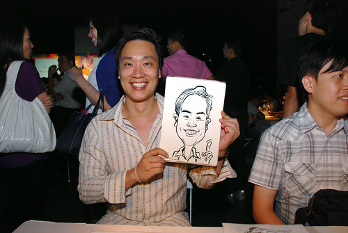 caricature live sketching for SDN First Anniversary Bash - 23
