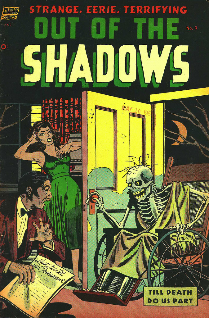 Out Of The Shadows #9 Reed Crandall Cover Art (Standard, 1953) 