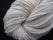 5.1 oz 2 ply Hand Spun Worsted Yarn 100% Alpaca  Natural