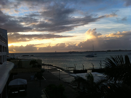 Sunset view, Simpson Bay