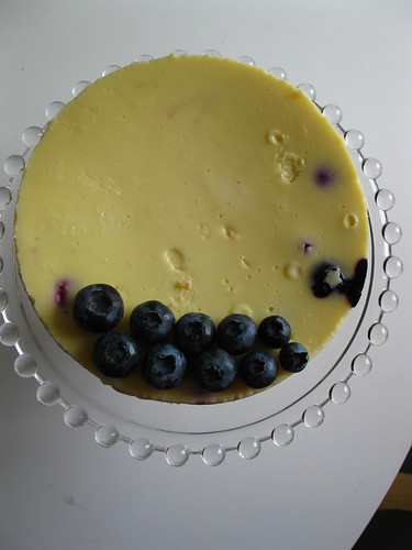 Singlish Swenglish Blueberry White chocolate cheesecake