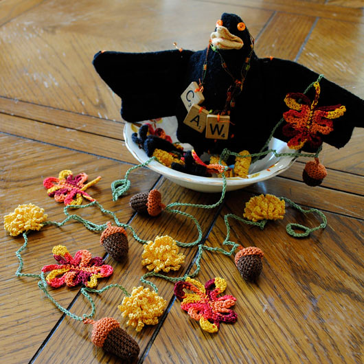 Crochet | Pattern | Tutorial | Butterfly, Flower &amp; Leaf | Free