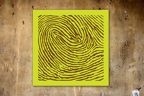 fingerprint, color, bright, yellow, Etsy, print, canvas, brown, home ideas