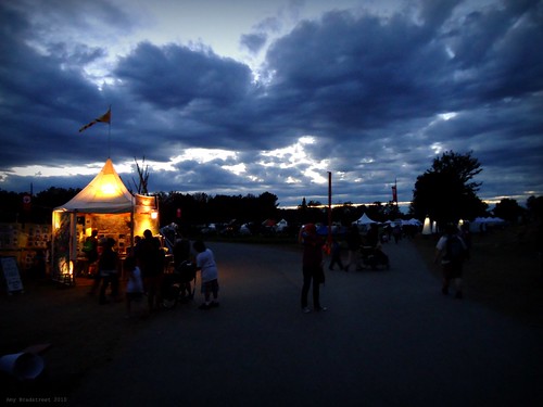 dusk at the fair