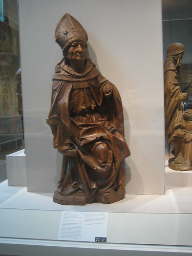 Seated Bishop, Germany, Lower Franconia, Würberg, c. 1495-1500 _7821